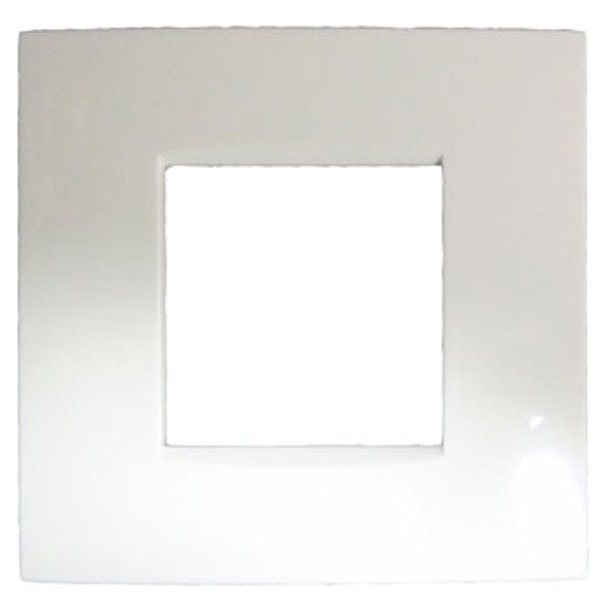 Picture of Norisys Cube C5402.01 2 Module Vector Frost White Cover Plate With Frame