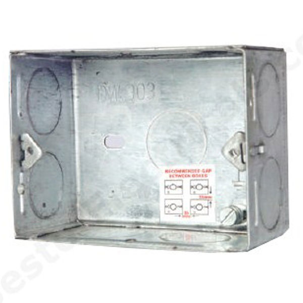 Picture of Mk Blenze Dw901 | MB20N001 1 & 2 Module Electrical Metal Gang Box