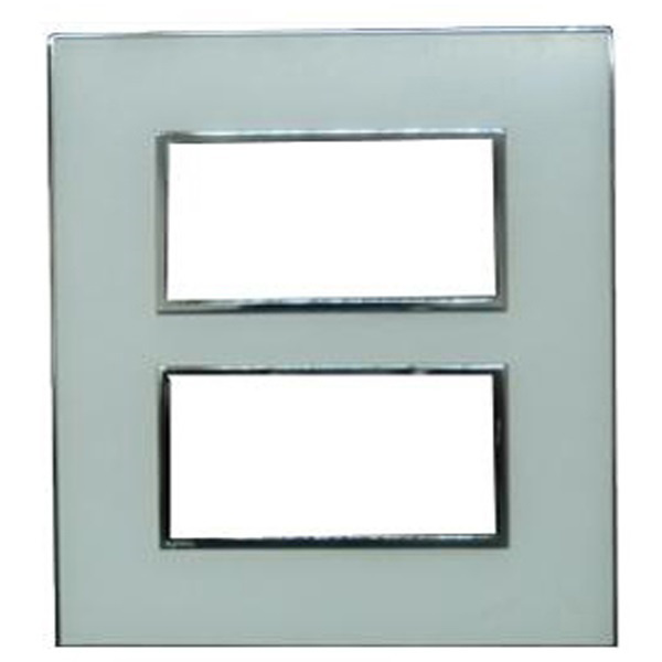 Picture of Legrand Arteor 575764 2x4M Mirror White Cover Plate With Frame