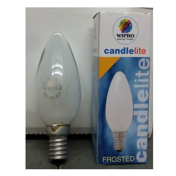 Picture of Wipro 40W E-14 Candle Lamp