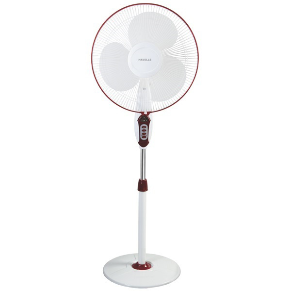 Picture of Havells Sprint LED with Remote 16" White Red Pedestal Fans