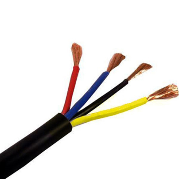 Picture of KEI 10 sq mm 4 Core 100 mtr FRLS Copper Flexible Wire