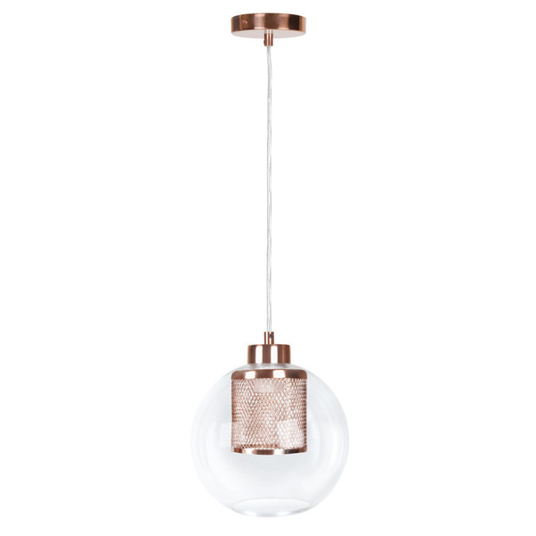 Picture of Philips Motif 582014 E-27 (Bulb Base) Copper Glass Pendant Light