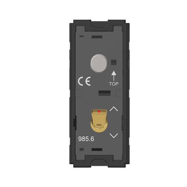 Picture of Norisys TG9 T9811.34 16A 2 Way With Indicator + Blank 1 Module Mellow Gold Metal Lever Twin Switches