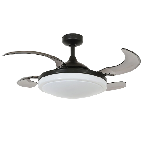 Picture of LUFT Evora 36" Black With Retractable Blades Luxury Ceiling Fan