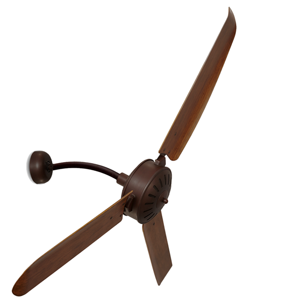 Picture of LUFT Carolina 56" ORB With DK Blades Luxury Wall Fan