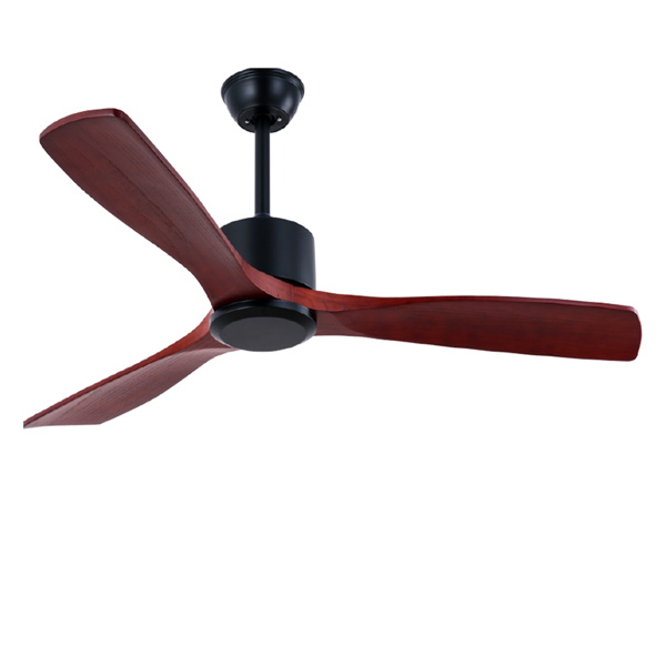 Picture of LUFT Testarossa II 52" Black With Mahogany Luxury Ceiling Fan