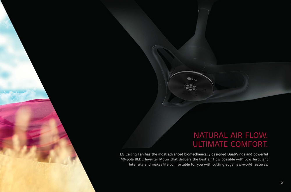 LG Experience New Ceiling Fan