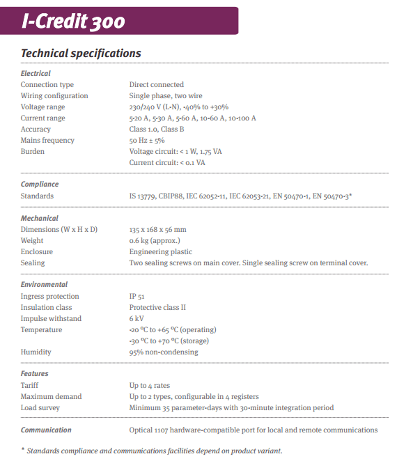 Secure I-Credit 300