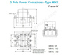 Picture of L&T MNX 95 Three Pole Contactor (Aux.-2 NO + 2 NC)