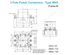 Picture of L&T MNX 110 Three Pole Contactor (Aux.-2 NO + 2 NC)
