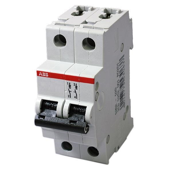 Picture of ABB 6A C-Curve 10kA 2 Pole MCB