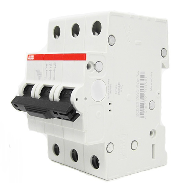 Picture of ABB 20A C-Curve 10kA 3 Pole MCB
