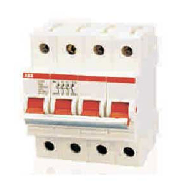 Picture of ABB 40A Four Pole Isolator Switch