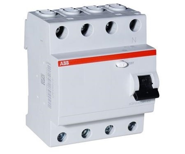 Picture of ABB 63A 100mA 4 Pole RCCB