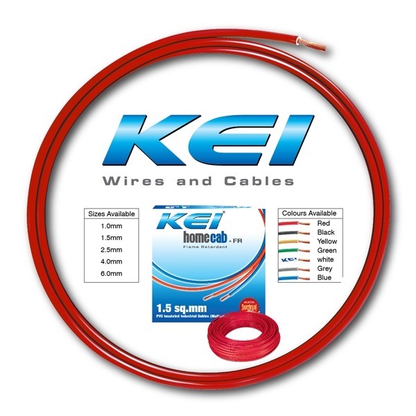 Picture of KEI 1 sq mm 180 mtr FR House Wire