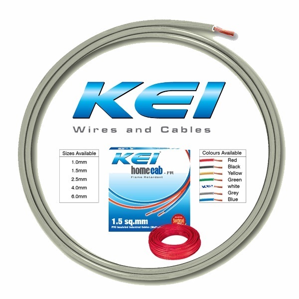 Picture of KEI 6 sq mm 180 mtr FR House Wire