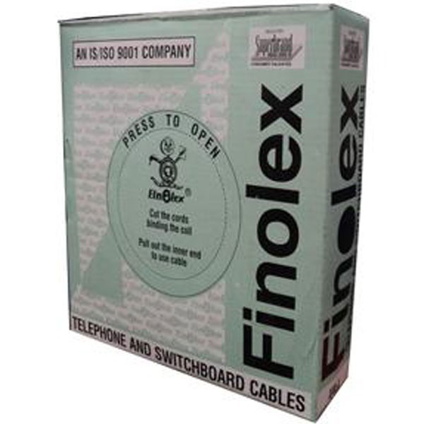 Picture of Finolex 0.4 mm 3 Pair 90 Mtr PVC Unarmoured Telephone Cable