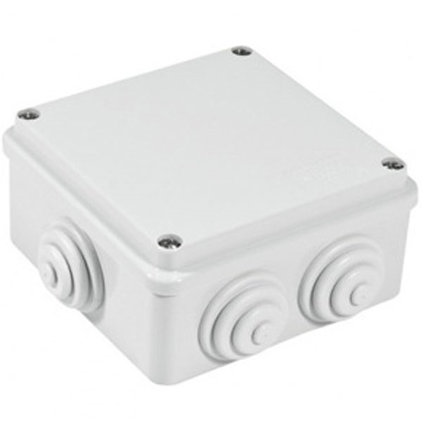 Picture of Gewiss GW44004 100x100x50 Junction Box with Glands IP-55