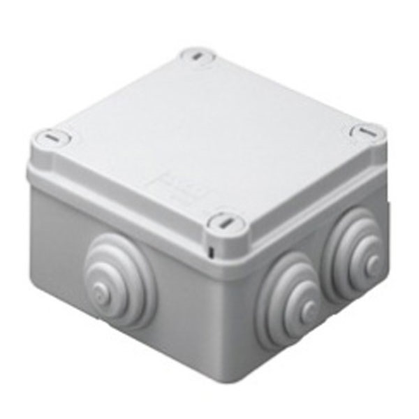 Picture of Gewiss GW44024 100x100x50 Junction Box with Glands IP-55