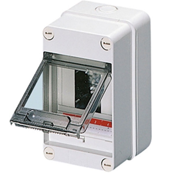 Picture of Gewiss GW40001 4 Module Waterproof IP55 Enclosure