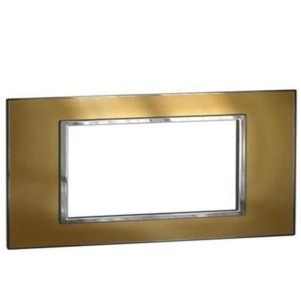 Picture of Legrand Arteor 576350 4M Gold Brass Cover Plate With Frame