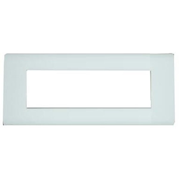 Picture of ABB 6 Module Snieo Cover Plate With Frame
