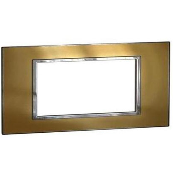 Picture of Legrand Arteor 576380 6M Gold Brass Cover Plate With Frame