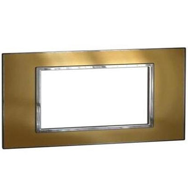 Picture of Legrand Arteor 576400 8M Gold Brass Cover Plate With Frame