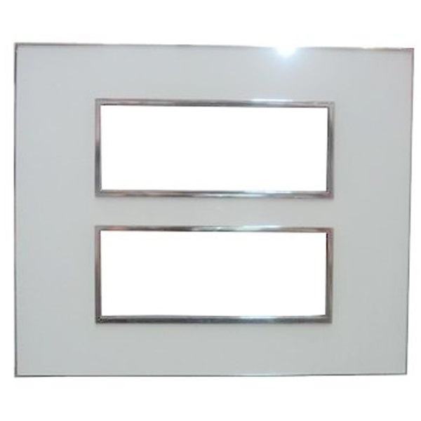 Picture of Legrand Arteor 575774 2x6M Mirror White Cover Plate With Frame