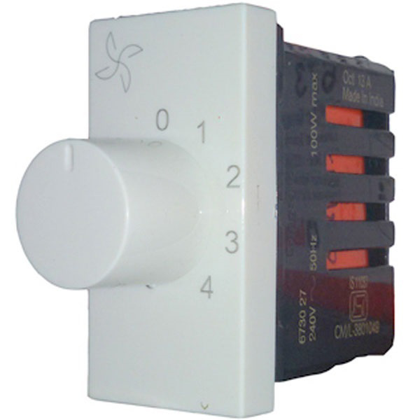 Picture of Legrand Myrius 673027 100W White Fan Regulators
