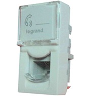 Show details for Legrand Arteor 573426 White RJ11 Socket Picture of Legrand Arteor 573426 White RJ11 Socket