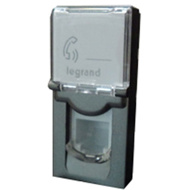 Show details for Legrand Arteor 573626 Magnesium RJ11 Socket Picture of Legrand Arteor 573626 Magnesium RJ11 Socket