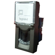 Show details for Legrand Arteor 573629 5e-UTP Magnesium RJ45 Socket Picture of Legrand Arteor 573629 5e-UTP Magnesium RJ45 Socket