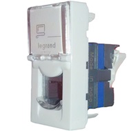 Show details for Legrand Myrius 673055 6-UTP White RJ45 Socket Picture of Legrand Myrius 673055 6-UTP White RJ45 Socket