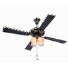 USHA Fontana Lotus Black Chrome 49" Ceiling Fan