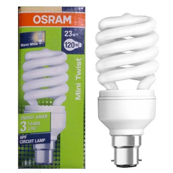 Picture of Osram 23W B-22 Spiral CFL