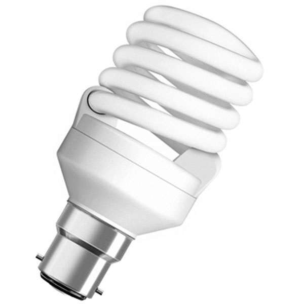 Picture of Osram 45 W B-22 Spiral CFL