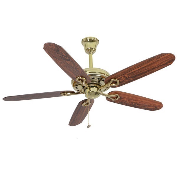 HUNTER Savoy Antique Brass Designer Ceiling Fan