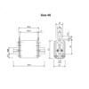 Picture of Lauritz Knudsen HN 100A HRC Fuse Link (Size - 00)