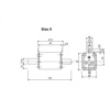 Picture of L&T HN 80A HRC Fuse Link (Size - 0)