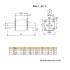 Picture of L&T HN 160A HRC Fuse Link (Size - 1)