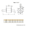 Picture of Lauritz Knudsen HN 200A HRC Fuse Link (Size - 2)