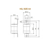 Picture of L&T HQ 80A HRC Fuse Link (Size - A4)