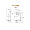 Picture of Lauritz Knudsen HQ 100A HRC Fuse Link (Size - A4)