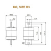 Picture of L&T HQ 315A HRC Fuse Link (Size - B3)