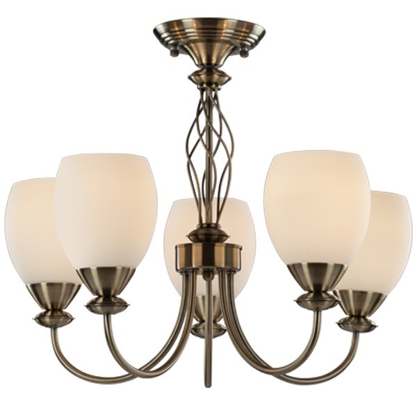 Picture of Usha Tisva Viscaria CP5002 5 lamps Chandelier