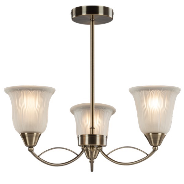 Picture of Usha Tisva Daphne CP3011 3 lamps Chandelier