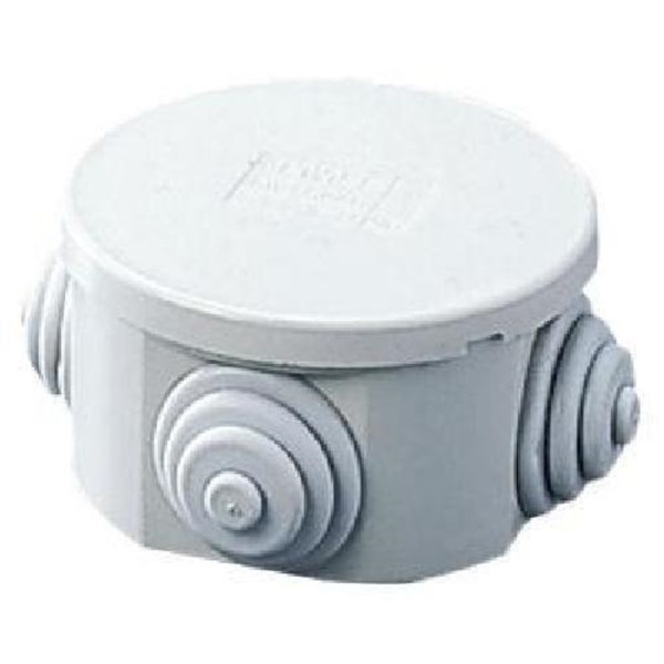 Picture of Gewiss GW44002 80X40 Round Junction box with Glands IP-44