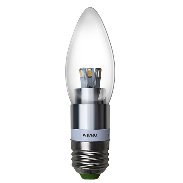 Picture of Wipro Garnet 3W E-27 LED Candle Lamp